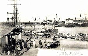 ORAN - PORT - CRIEE AUX POISSONS - 1906